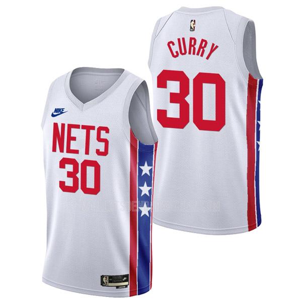 maillot nba homme de brooklyn nets seth curry 30 blanc classic edition 2022-23