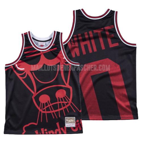 maillot nba homme de chicago bulls custom noir hardwood classics big face