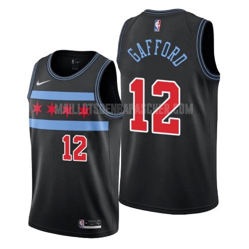 maillot nba homme de chicago bulls daniel gafford 12 noir city edition