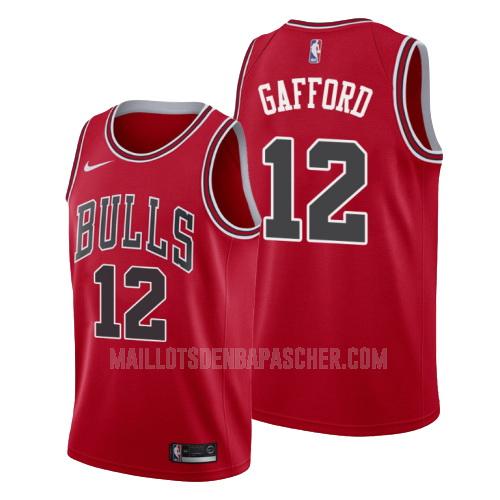 maillot nba homme de chicago bulls daniel gafford 12 rouge icon