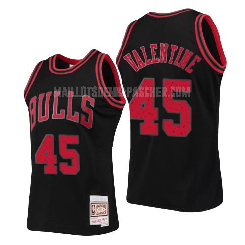 maillot nba homme de chicago bulls denzel valentine 45 noir collection de bagues