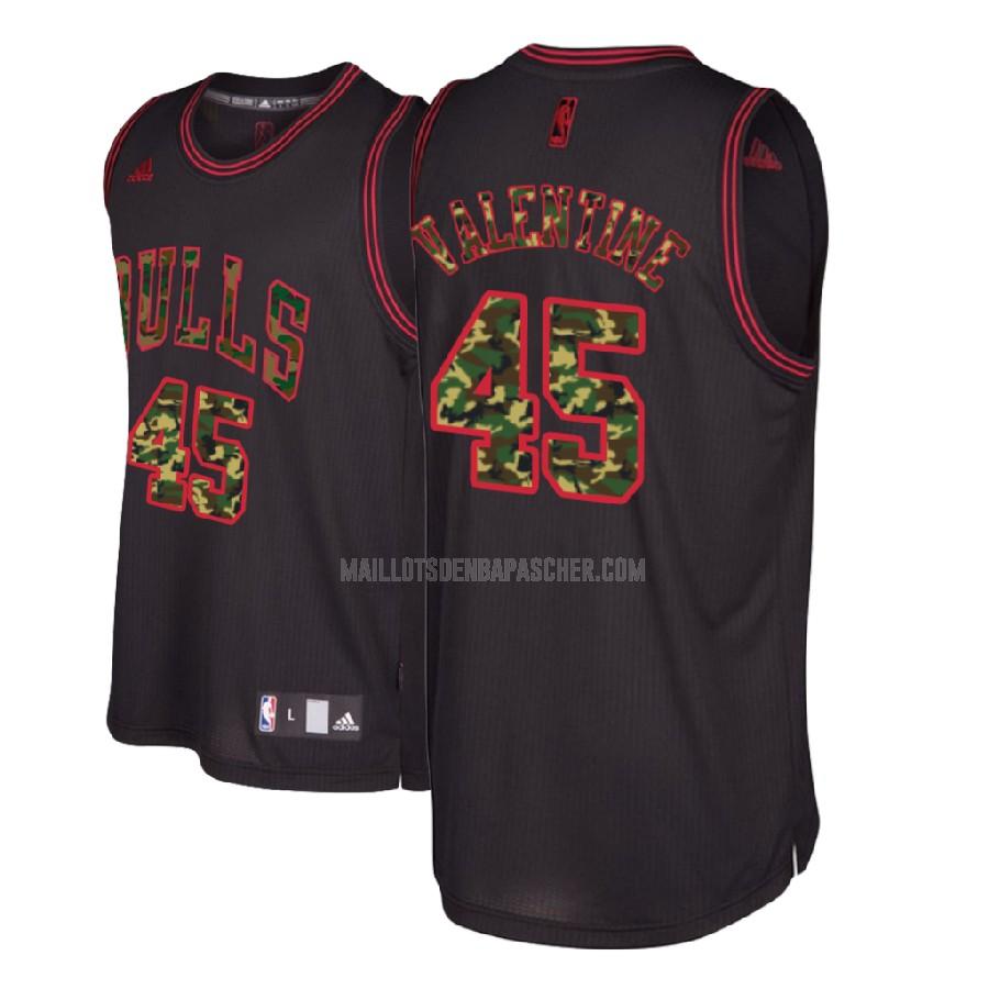 maillot nba homme de chicago bulls denzel valentine 45 noir mode version