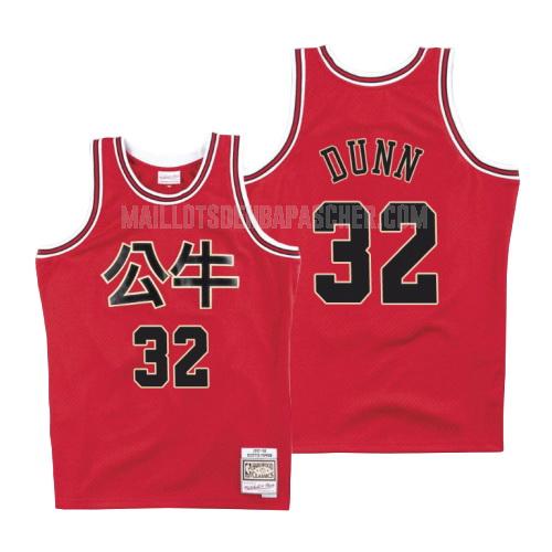 maillot nba homme de chicago bulls kris dunn 32 rouge capodanno cinese