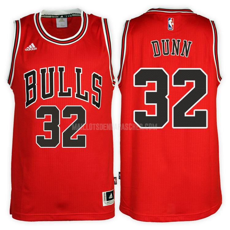 maillot nba homme de chicago bulls kris dunn 32 rouge road