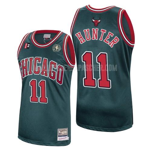 maillot nba homme de chicago bulls lindsey hunter 11 vert hardwood classics