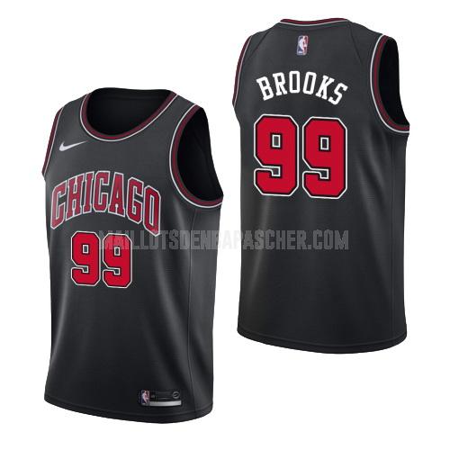 maillot nba homme de chicago bulls marshon brooks 99 noir statement