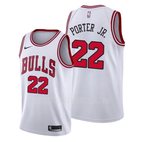 maillot nba homme de chicago bulls otto porter jr 22 blanc association