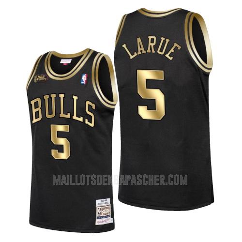 maillot nba homme de chicago bulls rusty larue 5 noir champions 1998