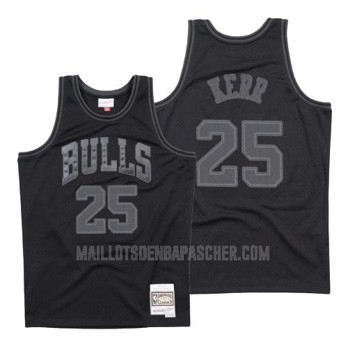 maillot nba homme de chicago bulls steve kerr 25 noir hardwood classics