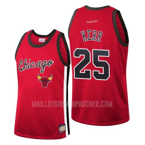 maillot nba homme de chicago bulls steve kerr 25 rouge hardwood classics