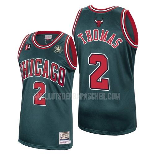 maillot nba homme de chicago bulls tim thomas 2 vert hardwood classics