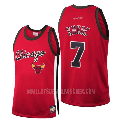 maillot nba homme de chicago bulls toni kukoc 7 rouge hardwood classics