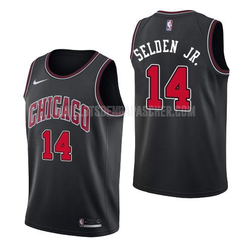 maillot nba homme de chicago bulls wayne selden jr 14 noir statement