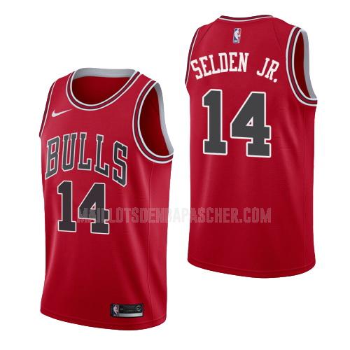 maillot nba homme de chicago bulls wayne selden jr 14 rouge icon