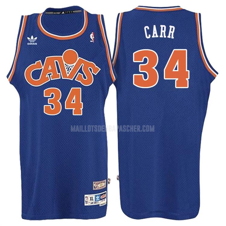 maillot nba homme de cleveland cavaliers austin carr 34 bleu hardwood classic