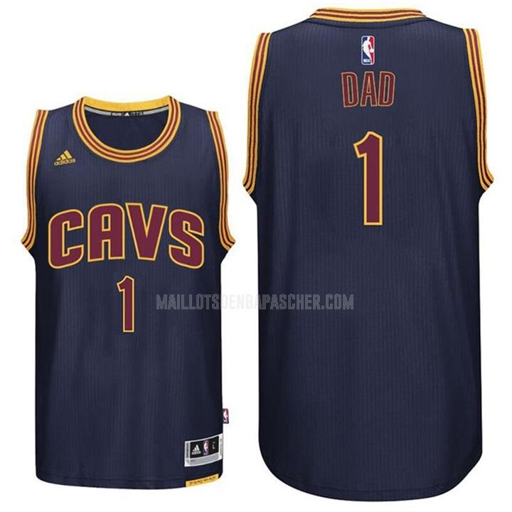 maillot nba homme de cleveland cavaliers dad 1 bleu marin fête des pères