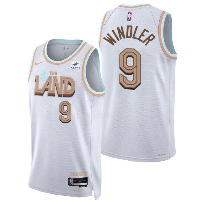 maillot nba homme de cleveland cavaliers dylan windler 9 blanc city edition 2022-23