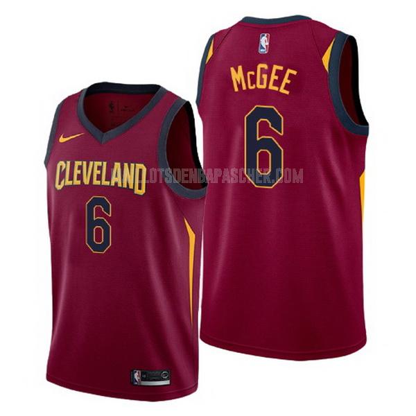 maillot nba homme de cleveland cavaliers javale mcgee 6 rouge icon