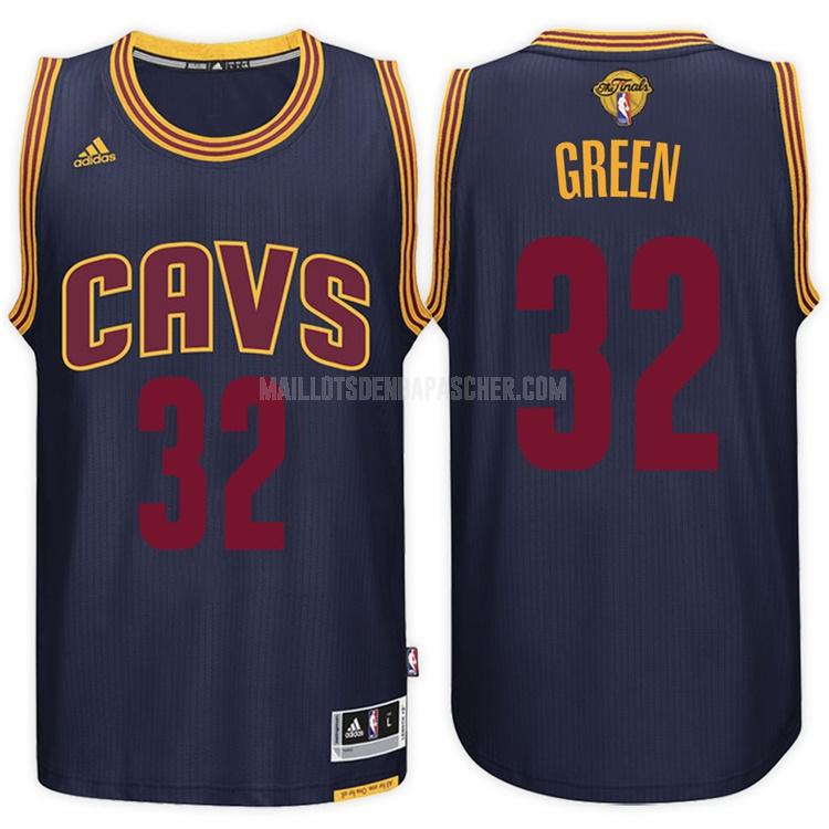 maillot nba homme de cleveland cavaliers jeff green 32 bleu marin alterner