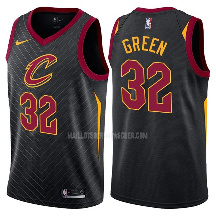 maillot nba homme de cleveland cavaliers jeff green 32 noir statement