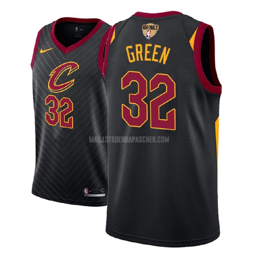 maillot nba homme de cleveland cavaliers jeff green 32 noir statement 2018