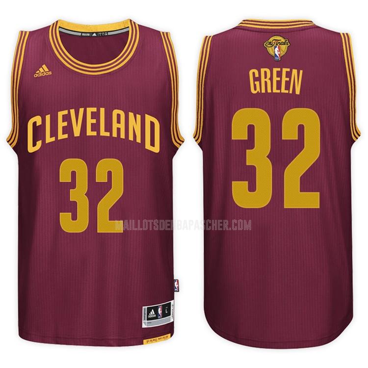 maillot nba homme de cleveland cavaliers jeff green 32 rouge road