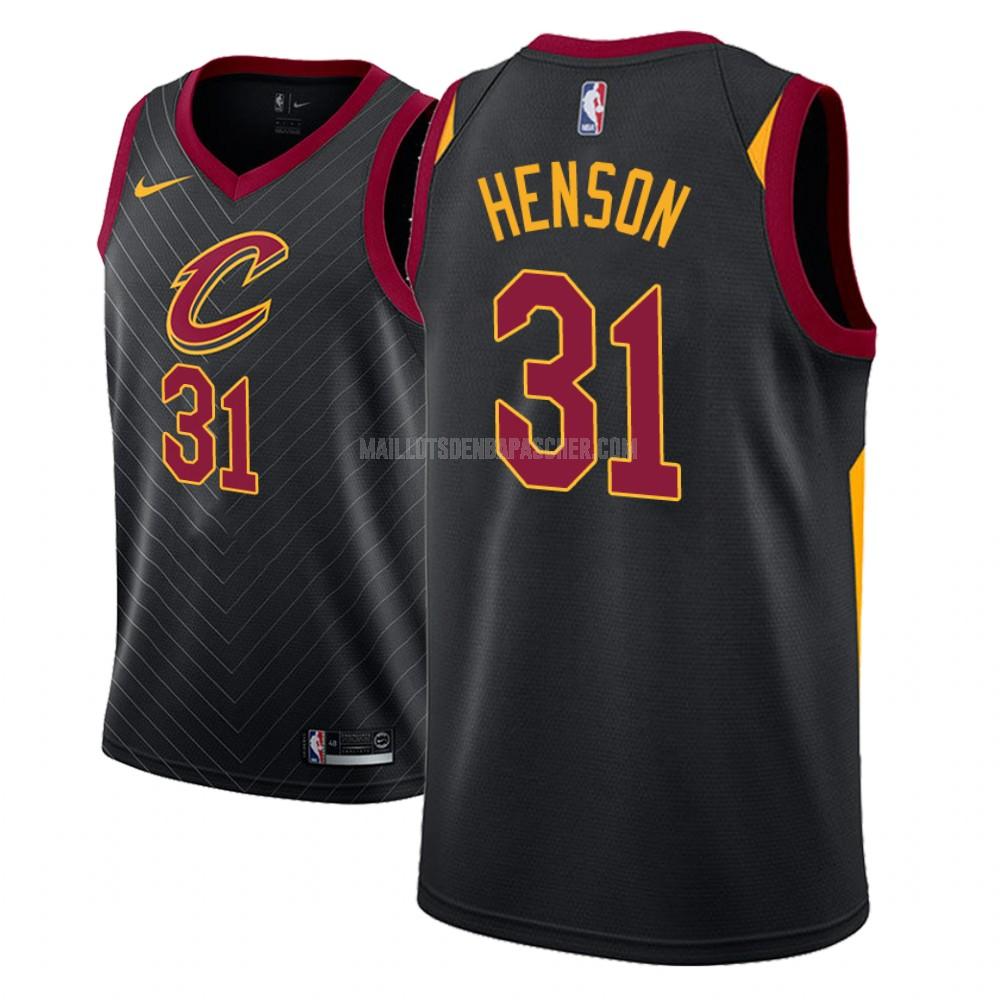 maillot nba homme de cleveland cavaliers john henson 31 noir statement