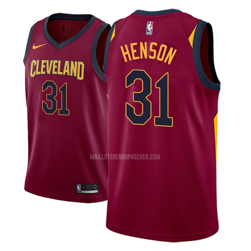 maillot nba homme de cleveland cavaliers john henson 31 rouge icon