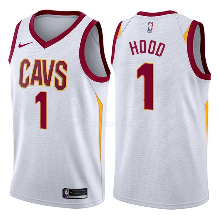 maillot nba homme de cleveland cavaliers rodney hood 1 blanc association