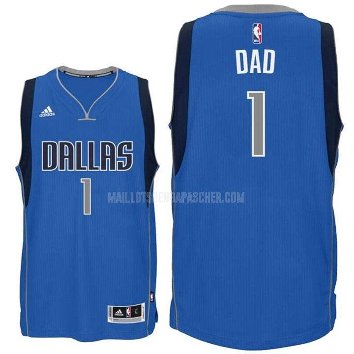 maillot nba homme de dallas mavericks dad 1 bleu fête des pères