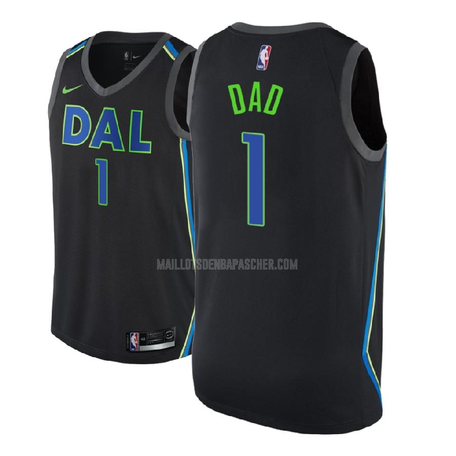 maillot nba homme de dallas mavericks dad 1 noir fête des pères