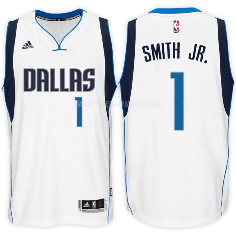 maillot nba homme de dallas mavericks dennis smith jr 1 blanc home