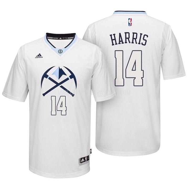 maillot nba homme de denver nuggets gary harris 14 blanc alterner