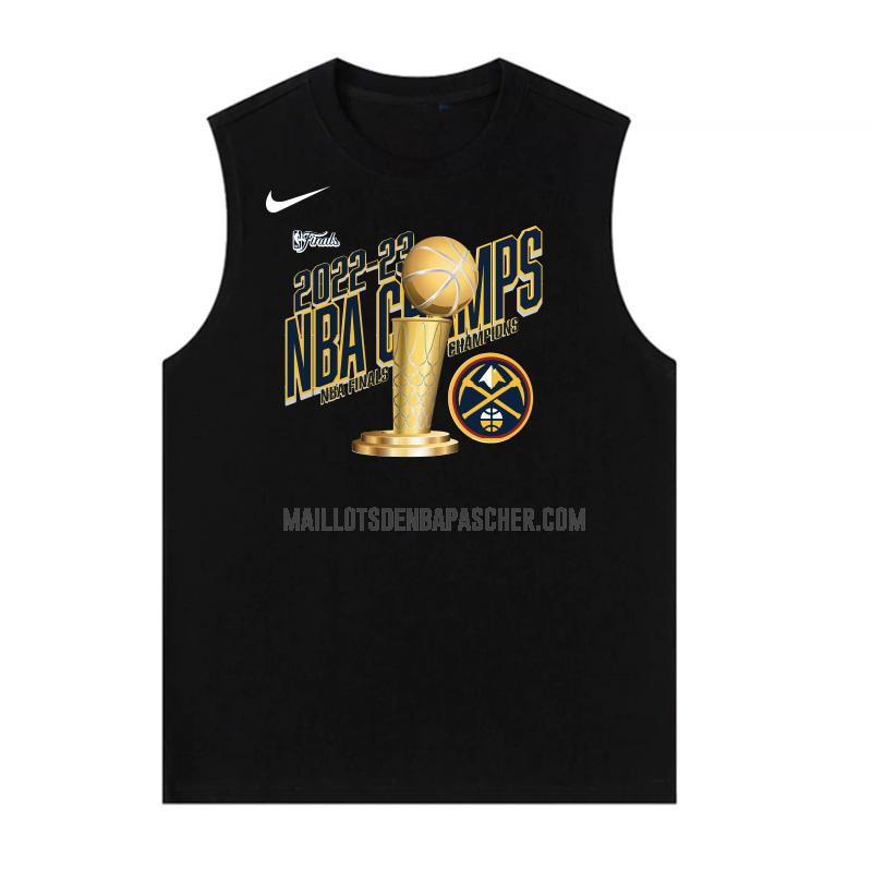 maillot nba homme de denver nuggets noir nba champs 2022-23