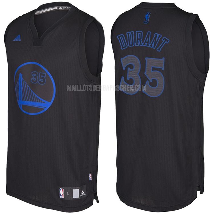 maillot nba homme de golden state warriors kevin durant 35 noir mode-noir