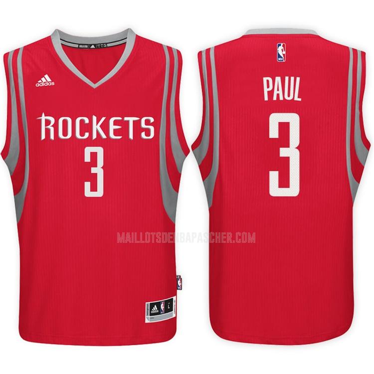 maillot nba homme de houston rockets chris paul 3 rouge road