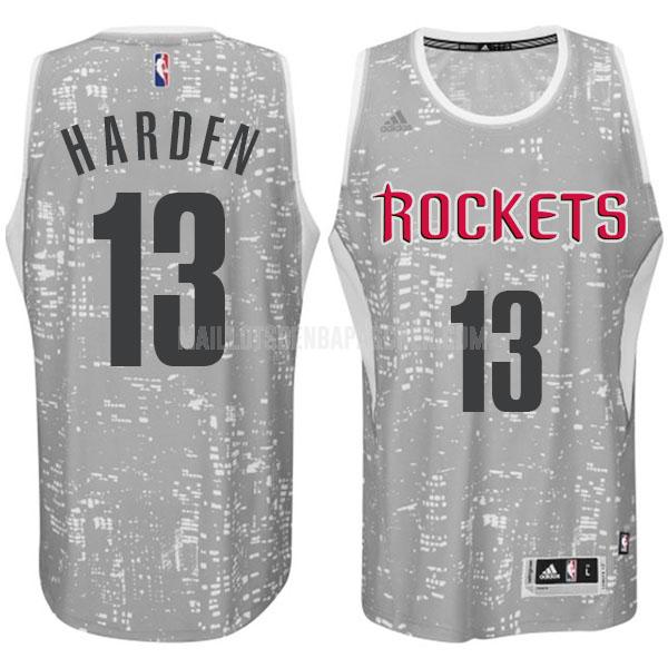 maillot nba homme de houston rockets james harden 13 gris city edition