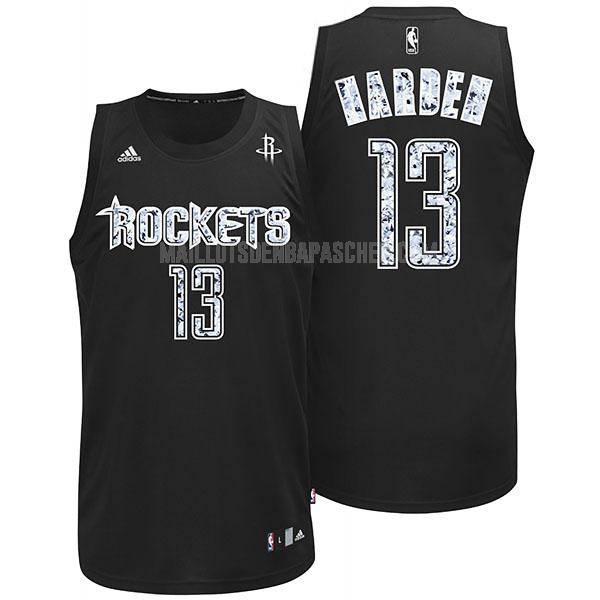 maillot nba homme de houston rockets james harden 13 noir diamants