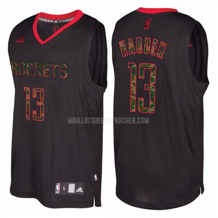 maillot nba homme de houston rockets james harden 13 noir mode version