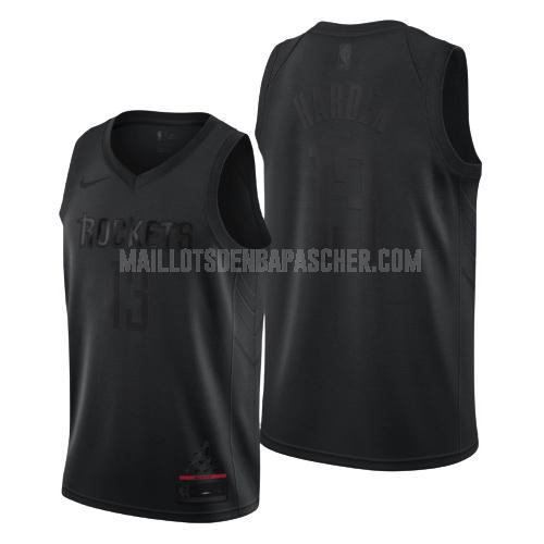 maillot nba homme de houston rockets james harden 13 noir mvp