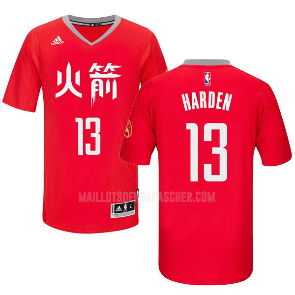 maillot nba homme de houston rockets james harden 13 rouge capodanno cinese