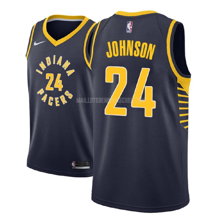 maillot nba homme de indiana pacers alize johnson 24 bleu marin icon 2018-19