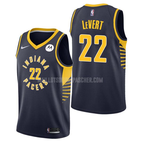 maillot nba homme de indiana pacers caris levert 22 bleu marine icon edition