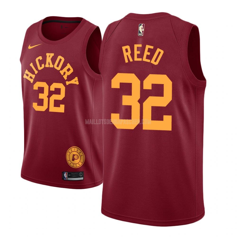 maillot nba homme de indiana pacers davon reed 32 rouge hardwood classic