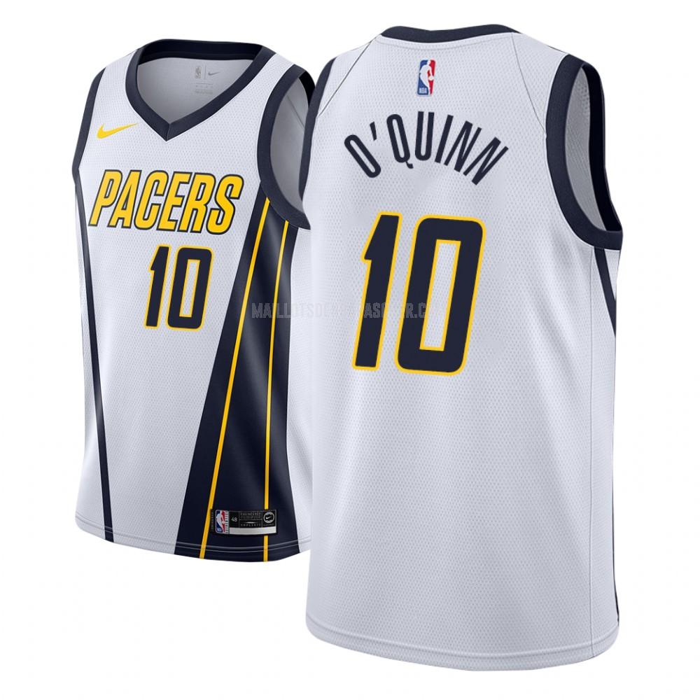 maillot nba homme de indiana pacers kyle o'quinn 10 blanc earned version