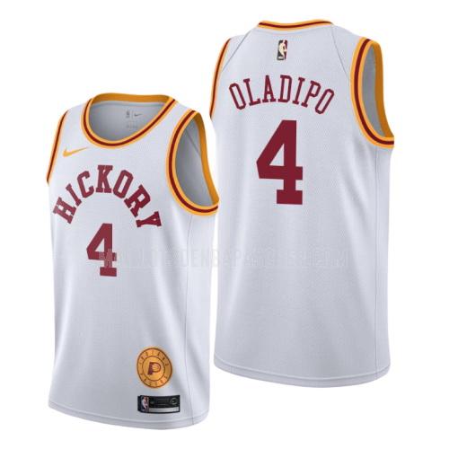 maillot nba homme de indiana pacers victor oladipo 4 blanc classique edition 2019-20