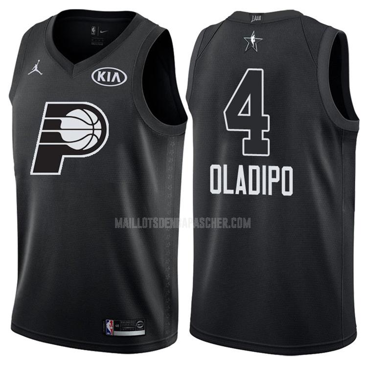 maillot nba homme de indiana pacers victor oladipo 4 noir nba all-star 2018
