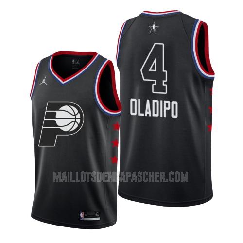 maillot nba homme de indiana pacers victor oladipo 4 noir nba all-star 2019