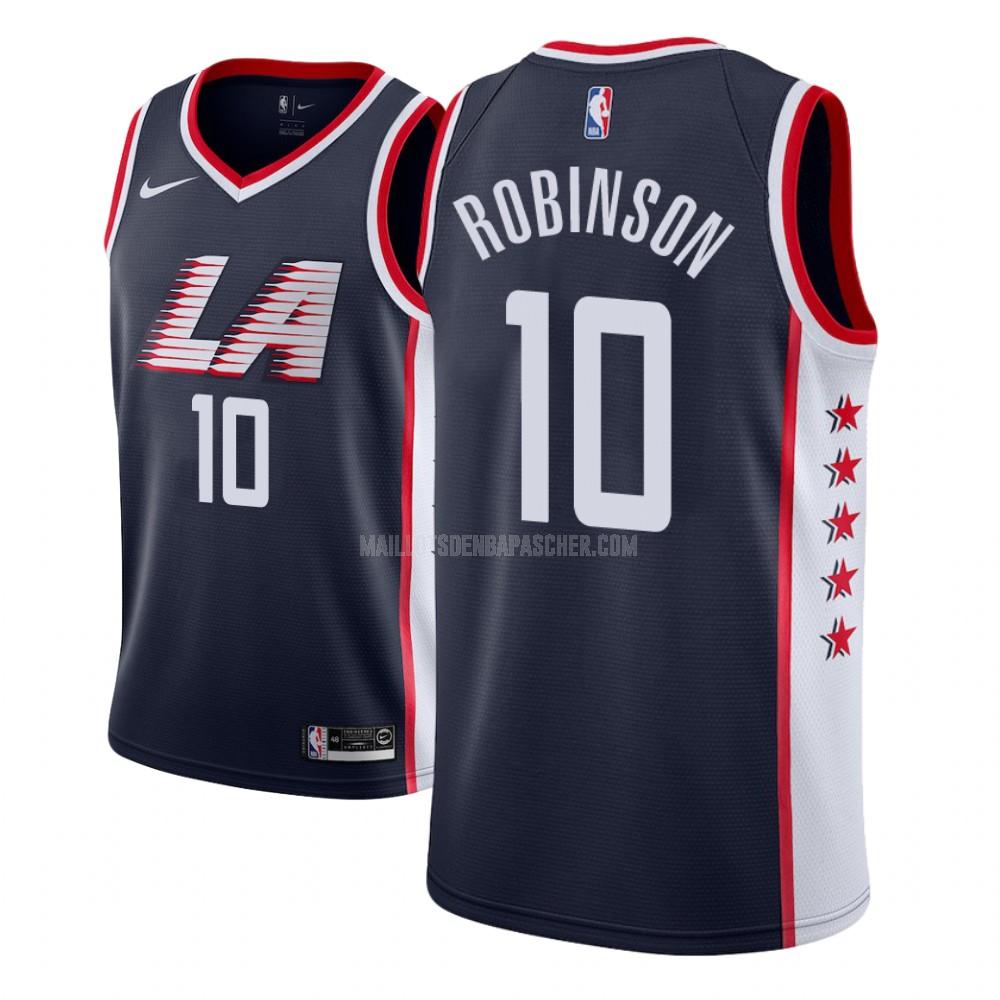 maillot nba homme de los angeles clippers jerome robinson 10 bleu marin city edition