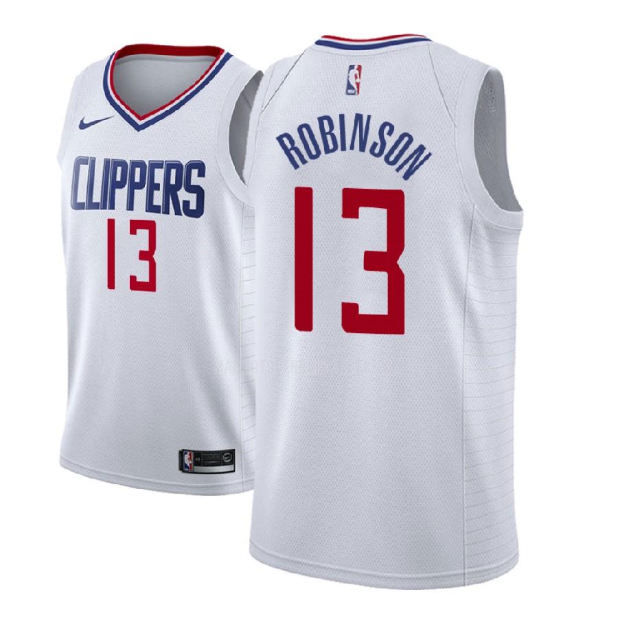 maillot nba homme de los angeles clippers jerome robinson 13 blanc association 2018 nba draft